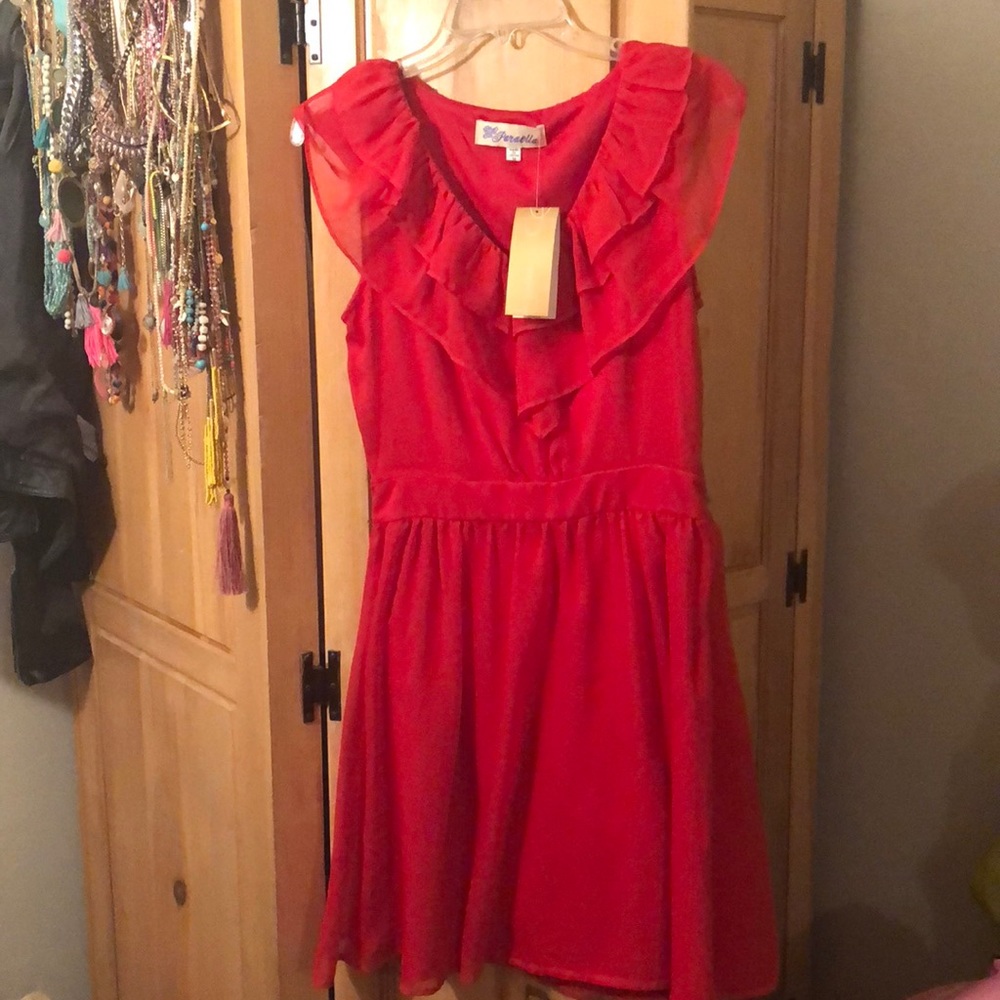 Red dress